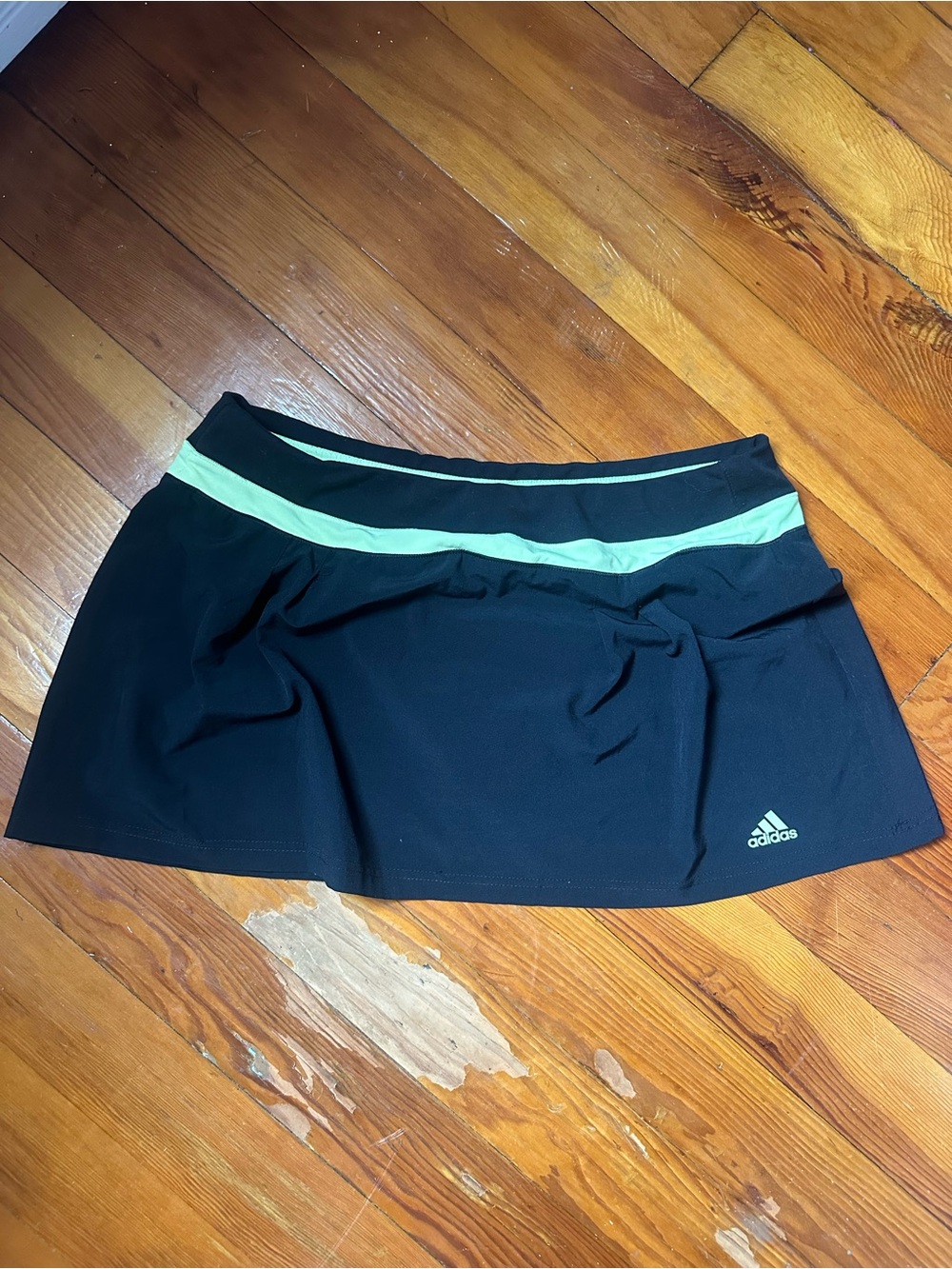 Vintage Y2K Adidas Women's Mini Skirt with Mint Accent